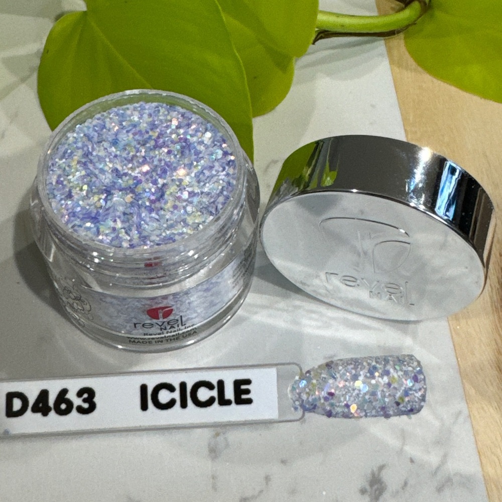 Revel Nail Dip Powder D463 Icicle 2oz